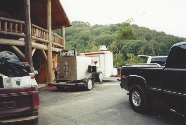 Cooking demonstration at Wolf Ridge Ski Resort in Mars Hill, NC