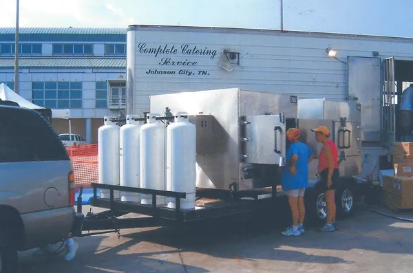 Delivering smokers for Hurricane Katrina