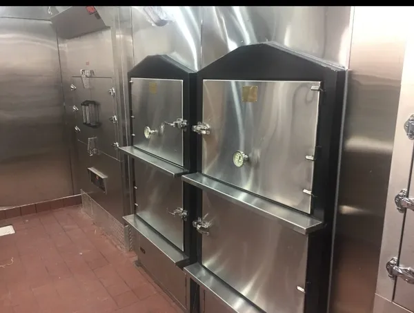 Installation of smokers at Corky's in Katy, TX