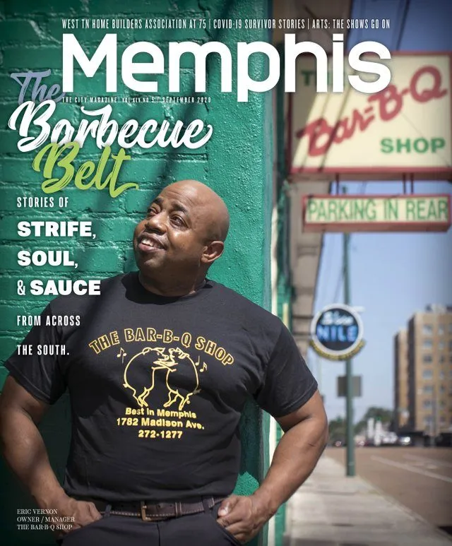 Memphis magazine cover, The Barbecue Belt issue