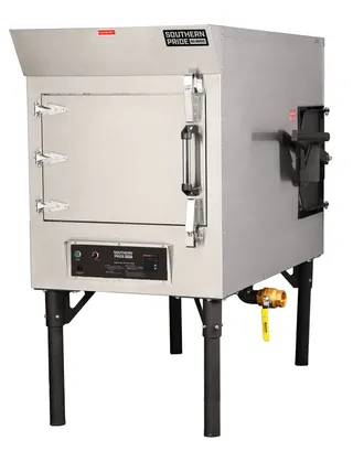 MLR-150 gas smoker, left side