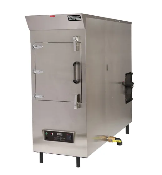 MLR-850 gas smoker, left side