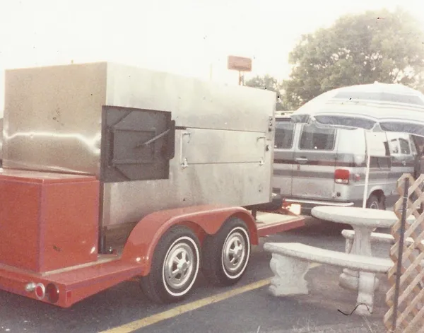 A mobile smoker