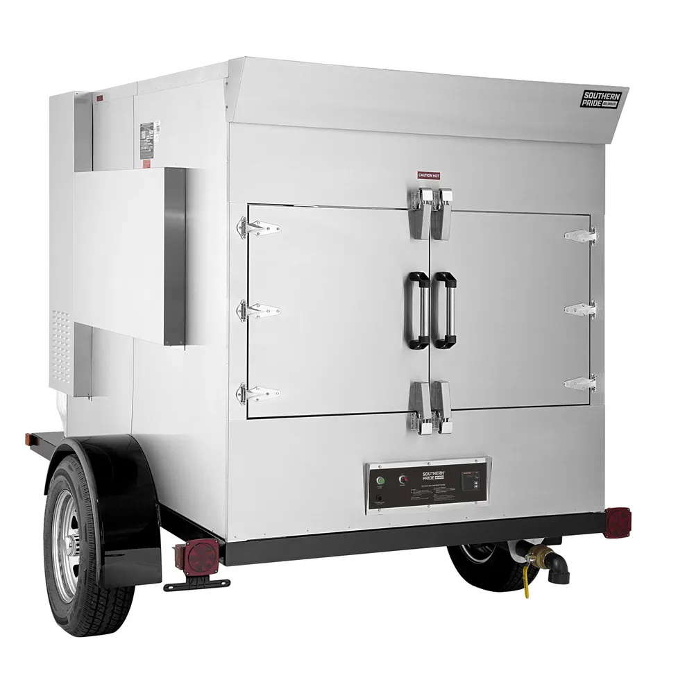 SP-700 mobile smoker, right side