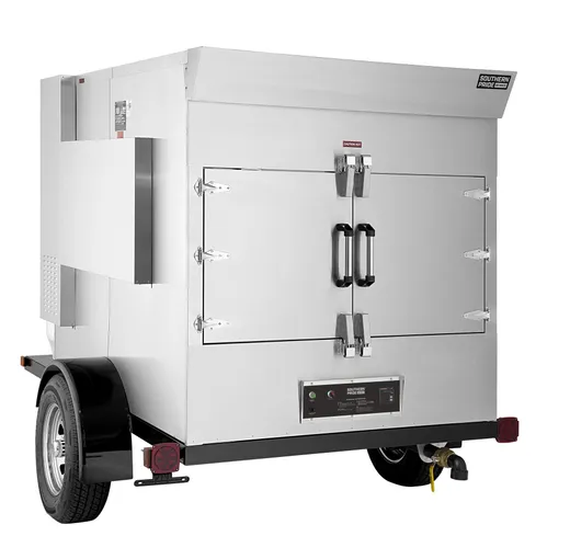 SP-700 mobile smoker, right side
