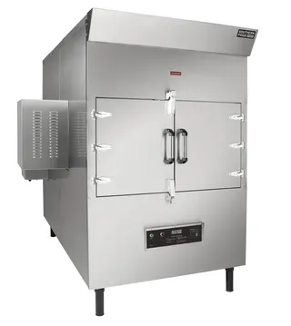 SPK-1400 gas smoker, right side