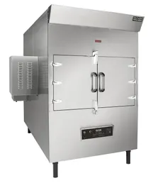 SPK-1400 gas smoker, right side