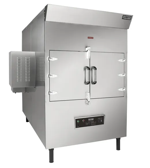 SPK-1400 gas smoker, right side