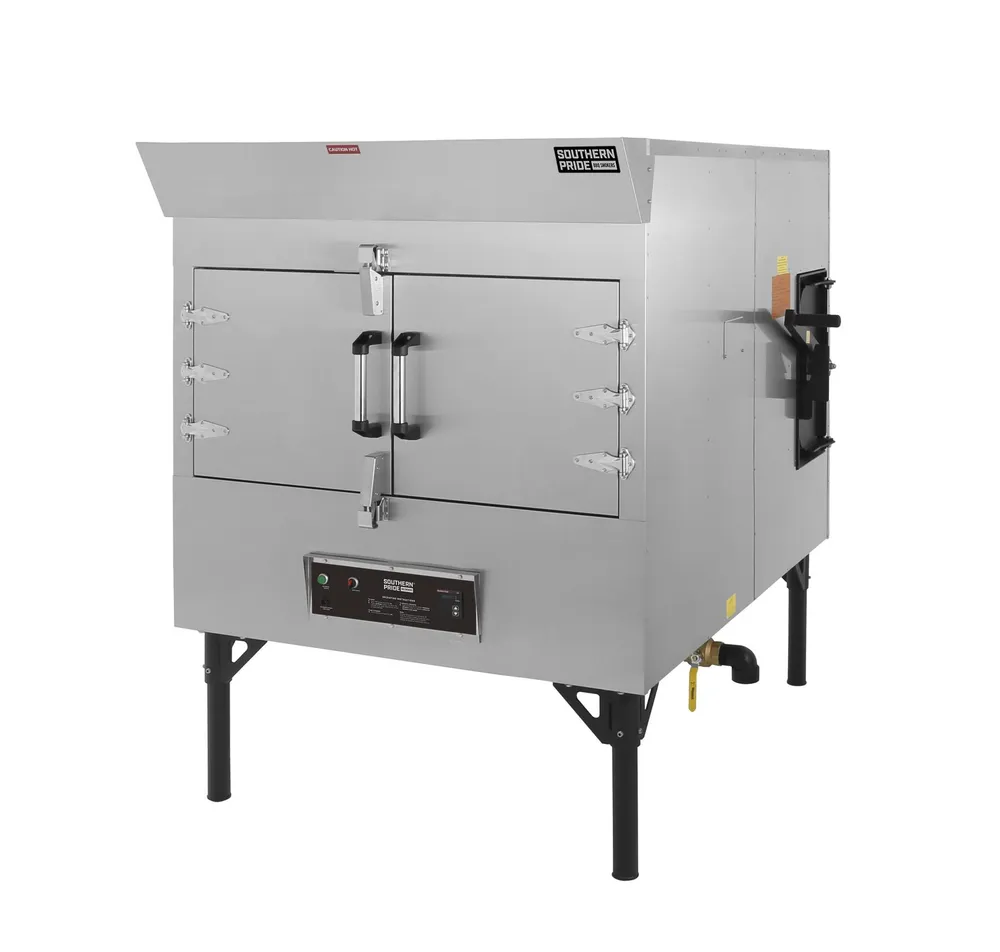 SPK-500 gas smoker, left side