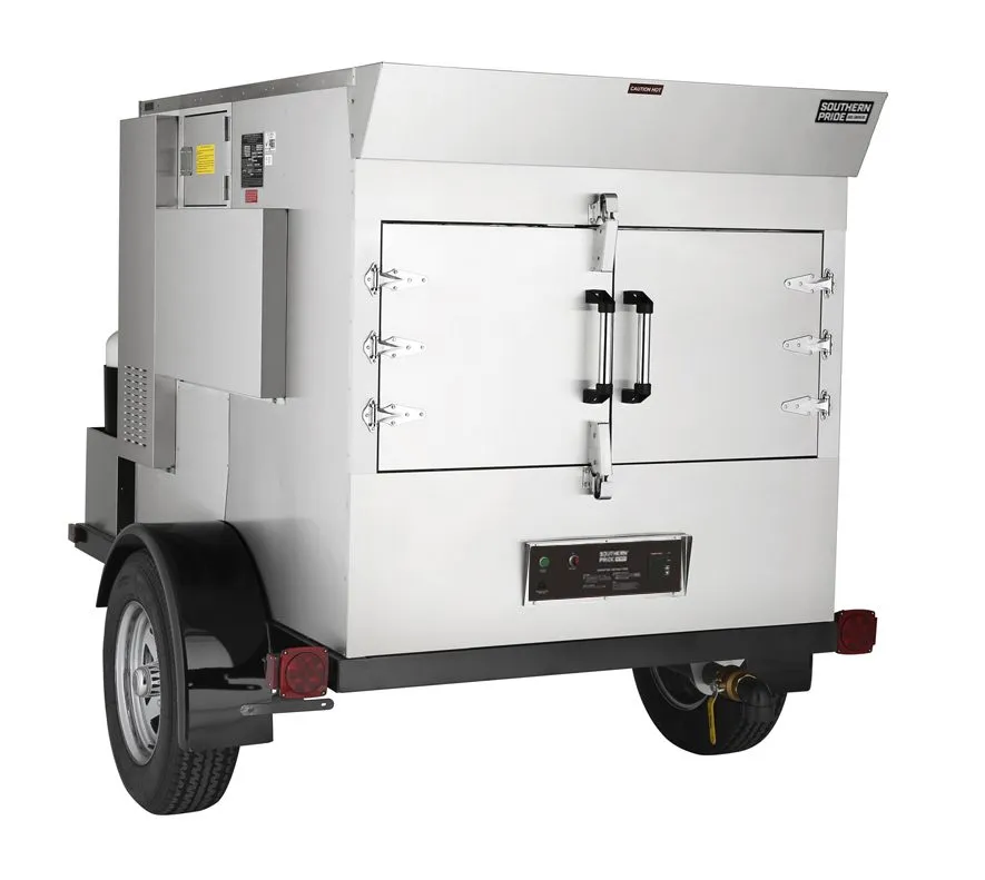 SPK-500 mobile smoker, right side