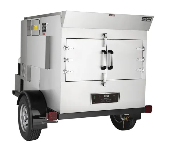 SPK-500 mobile smoker, right side