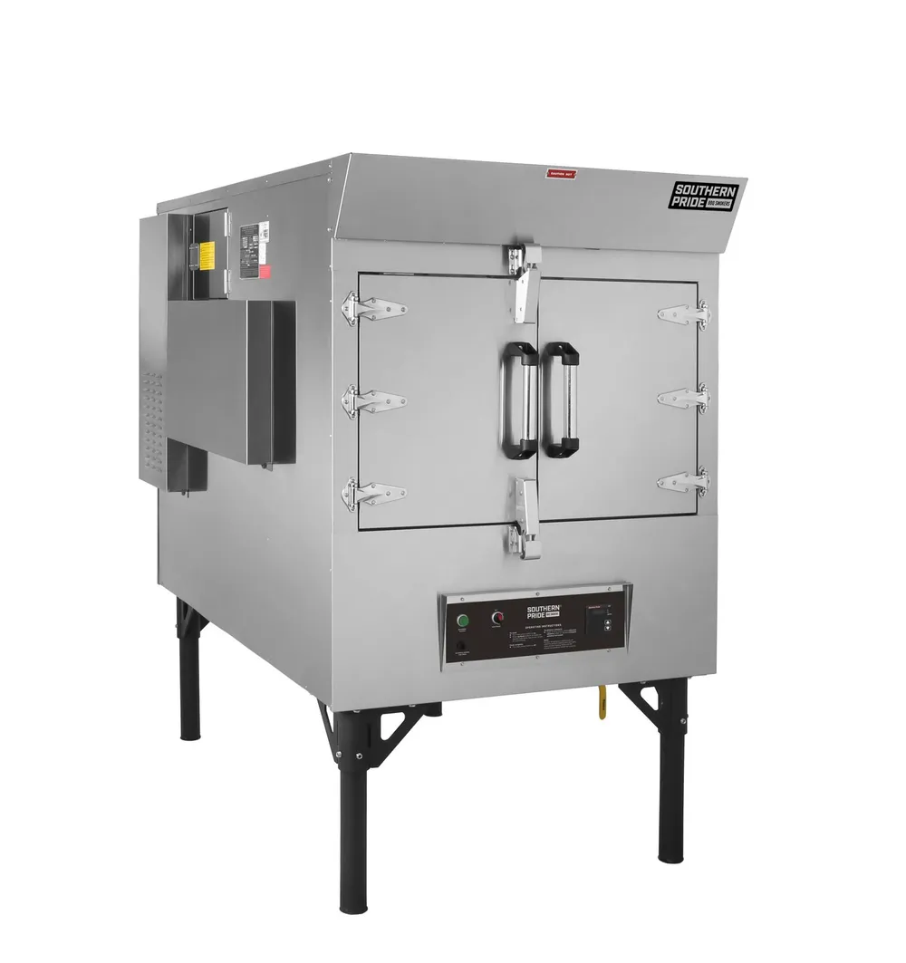 SPX-300 gas smoker, right side