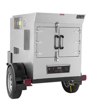 SPX-300 mobile smoker, right side