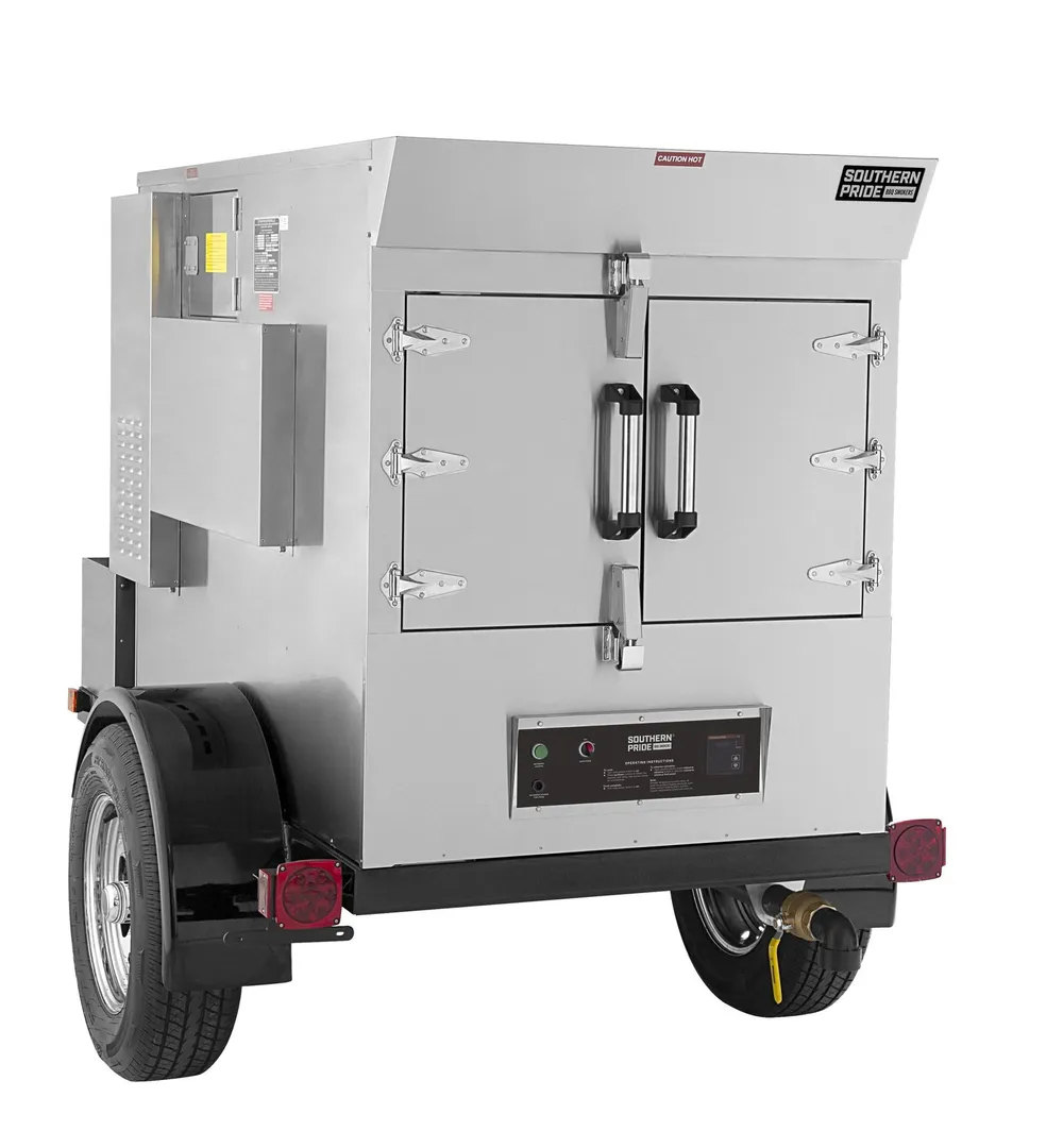 SPX-300 mobile smoker, right side