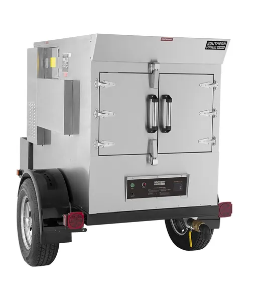 SPX-300 mobile smoker, right side