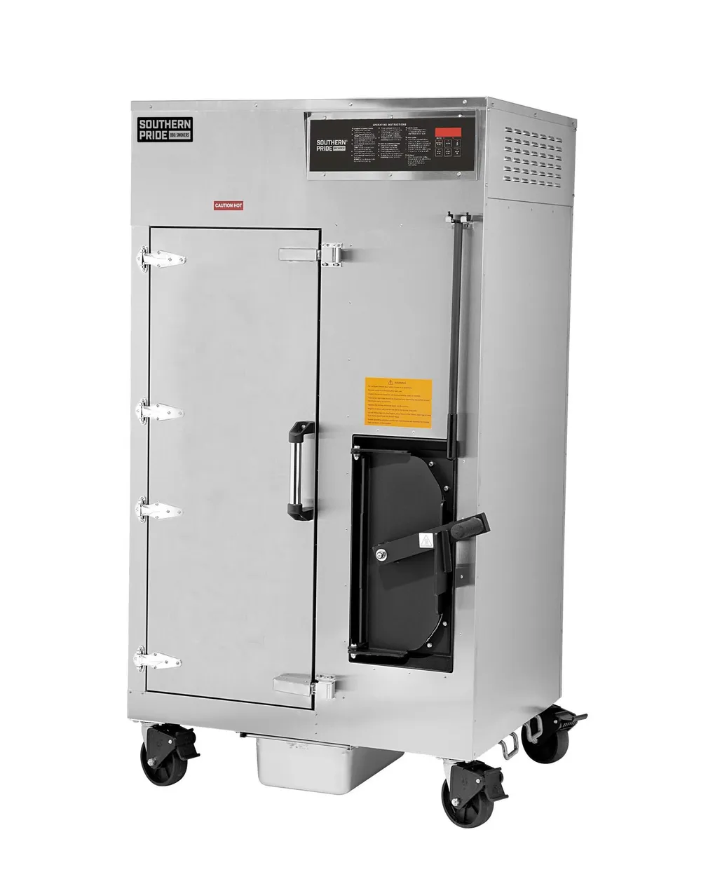 SRG-400 gas smoker, left side